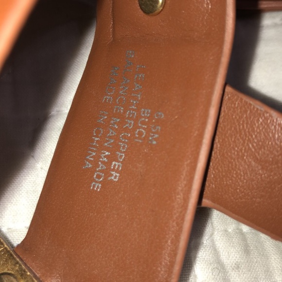 Brown Leather Karl Lagerfeld Sandals - Picture 3 of 3